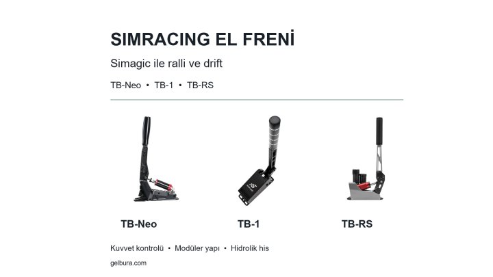 Simracing El Freni Rehberi: Simagic TB-Neo, TB-1 ve TB-RS