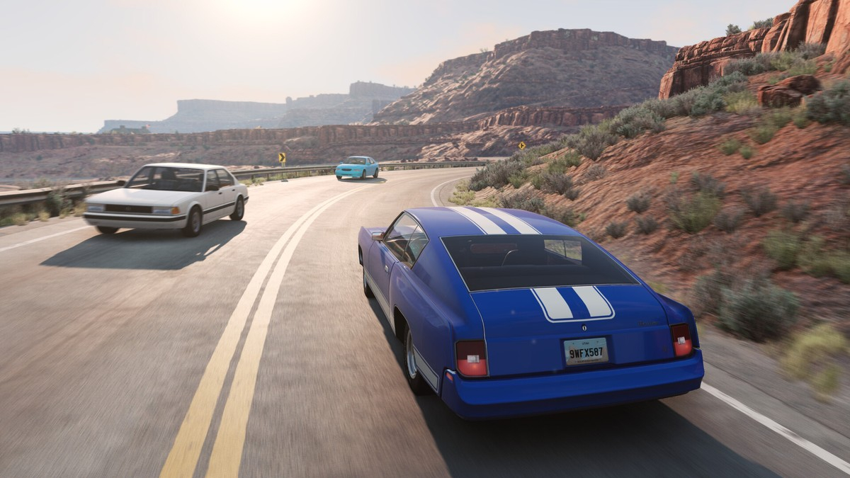 BeamNG.drive oyun içi görüntüsü