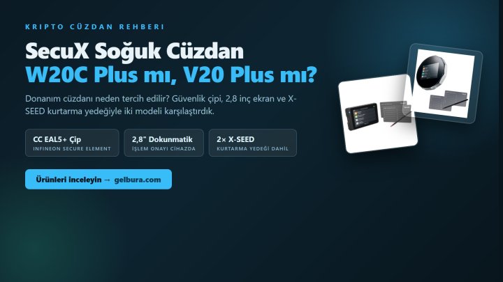 Kripto Varlıklarınızı Kendiniz Saklayacaksanız: SecuX W20C Plus mı, V20 Plus mı?