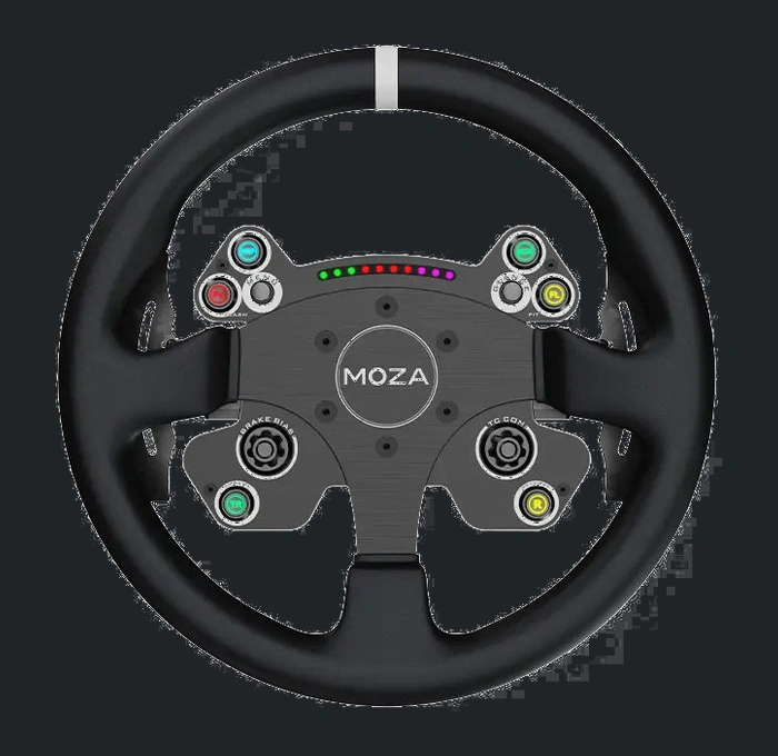Moza Racing CS V2P Steering Wheel Yuvarlak Deri Direksiyon Simiti v2