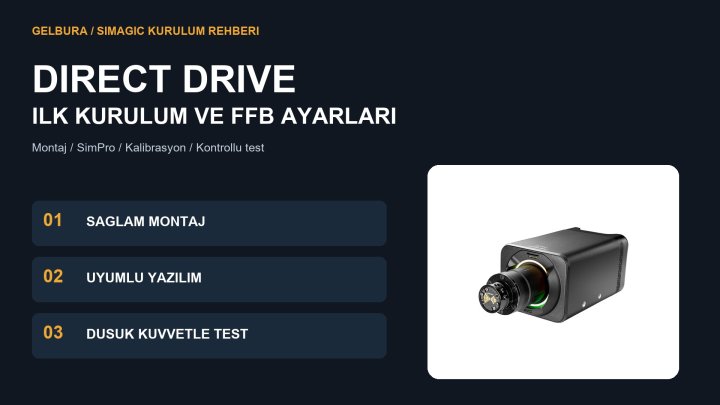 Simagic Direct Drive İlk Kurulum ve FFB Ayarları Rehberi