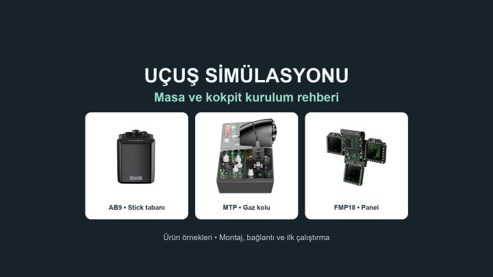 Evde Uçuş Simülasyonu Kurulumu: MOZA ile Masa ve Kokpit Rehberi