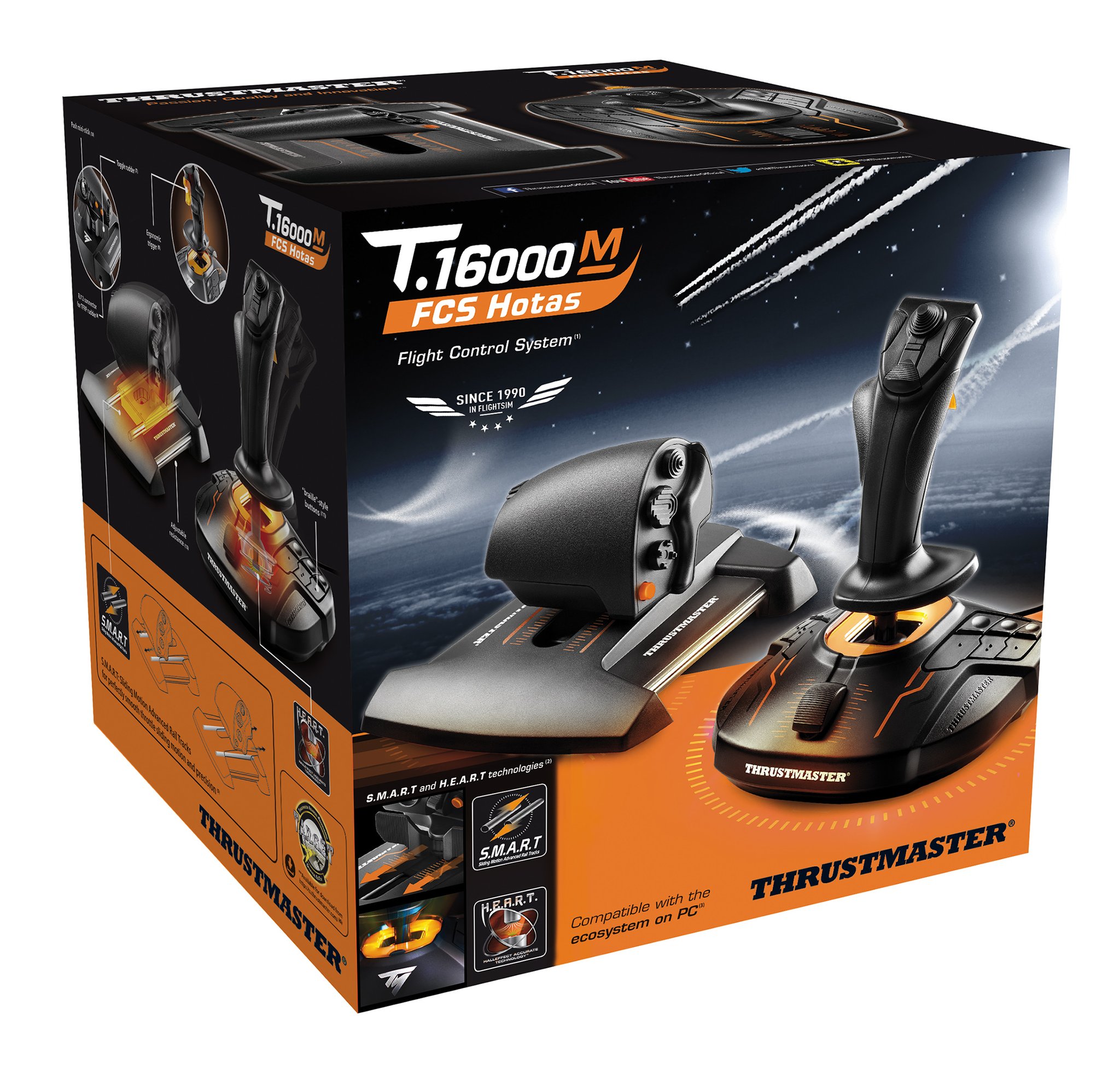 【美品】　THRUSTMASTER T.16000M FCS Hotas Thrustmaster T.16000M FCS HOTAS OUTLET StockOUT Fiyat | Gelbura.com