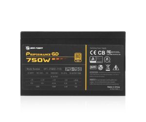 High Power Performance GD 750W 80+ Gold 62.5A Single Rail Aktif PFC Siyah ATX Güç Kaynağı HP1-J750GD-F12S