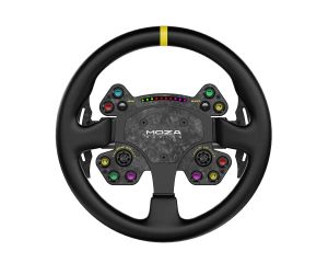 Moza Racing RS V2 Steering Wheel Yuvarlak Deri Versiyon Direksiyon Simiti