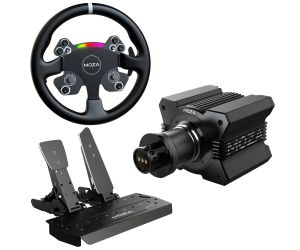 Moza Racing R9 GT Yarış Direksiyonu Seti (R9 Base + CS Wheel + SRP Two Pedals) PC