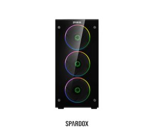 Gamemax Mini Stratos 500W 4x ARGB Oyuncu Kasası