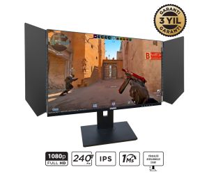 Spardox Gaming SG-24240P 24 1ms GTG 240Hz IPS FullHD Pivot Pro Oyuncu Monitörü