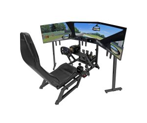 Spardox DX21-FULL Formula-GT Yarış Kokpiti Üç Monitör/TV Ayaklı Full Set