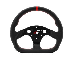 Simagic P-325D 325mm Deri D-Şeklinde Direksiyon Simiti (Boş Hub Yok)