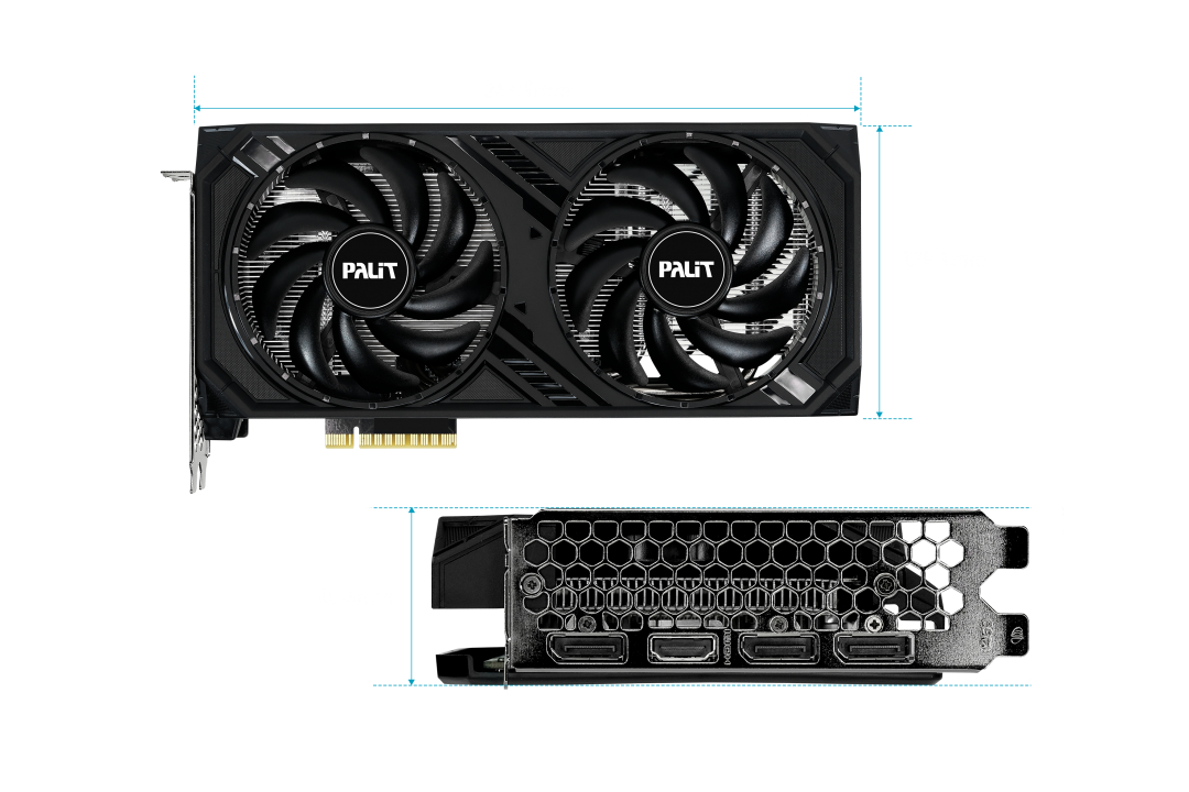 Palit GeForce RTX™ 4060 Dual OC 8 GB 128 Bit Gaming Ekran Kartı