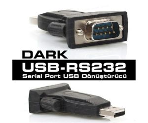 DARK DK-AC-USB2RS232 USB 2.0 to RS232 Dönüştürücü