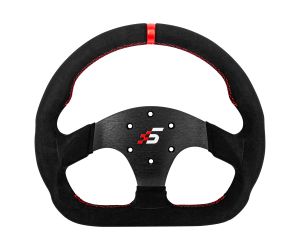 Simagic P-325D 325mm Alcantara D-Şeklinde Direksiyon Simiti (Boş Hub Yok)