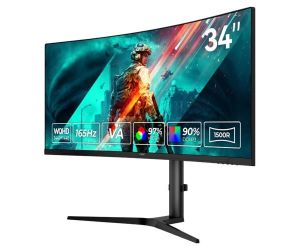 NPC 34 MP3429-Y Curved 165Hz 1ms 3440x1440 Hoparlör Vesa Monitör
