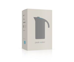 Peak Water Orijinal Gri Ayarlanabilir Su Sürahisi x1 Filtre Endurance