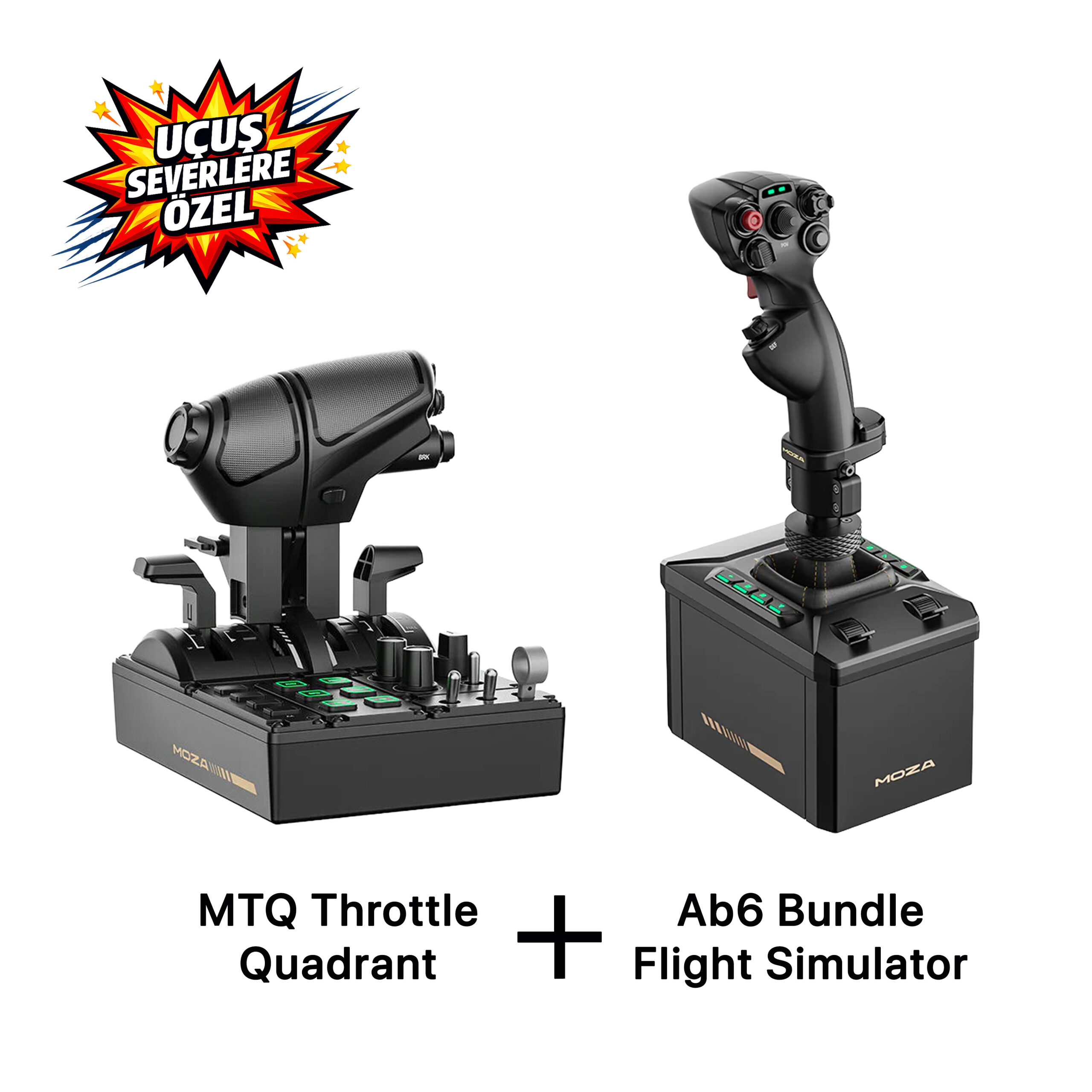 Moza Racing AB6 & MTQ Flight Bundle Fiyat | Gelbura.com