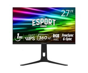 Rampage ELLIPSE EL27R360F 27 360Hz 1ms BOE IPS FHD Freesync/GSync RGB Pivot Flat Oyuncu Monitörü