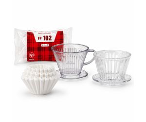 Timemore Düz ve Trapezoid Pour-Over Demleme Seti: Timemore B75 & Kalita 102 Karşılaştırma Kiti