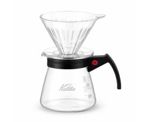 Timemore Crystal Eye 02 Dripper ve Kalita 500ml Cam Karaf (Server) Seti
