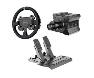 Moza Racing R9 V3 Base CS V2P Wheel SRP2 Pedal Bundle
