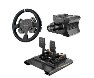 Moza Racing R9 V3 Base CS V2P Wheel CRP2 Pedal Bundle