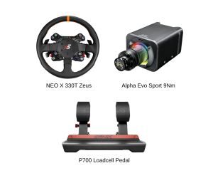 Simagic Alpha Evo Sport Neo X 330T Zeus P700 Direksiyon Seti Bundle