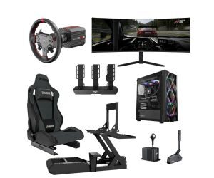 Gelbura Entryv2 6Nm GTRS Hazır Simülatör Monitör PC Dahil Kokpit Paketi