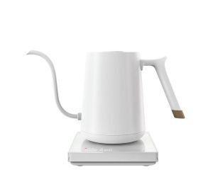 Timemore Fish Pour-Over Elektrikli Isı Ayarlı Gooseneck Kettle 600ml Beyaz