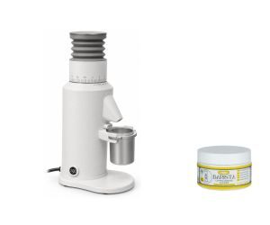 idose T64 GEN2 Single Dose Grinder Beyaz Kahve Öğütücü RPM ayarlı ve Neo Barista Temizlik Seti Bundle