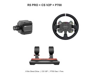 Gelbura MOZA R5 Pro 6 Nm + CS V2P + Simagic P700 Bundle Direksiyon Seti