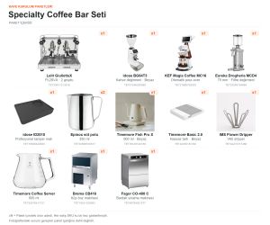 Gelbura Specialty Coffee Bar Seti