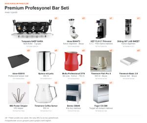 Gelbura Premium Profesyonel Bar Seti